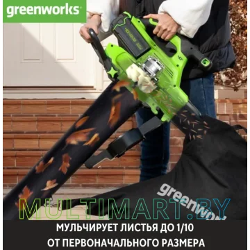 Воздуходувка Greenworks GD40BVII 2406907 (без АКБ) картинка 7